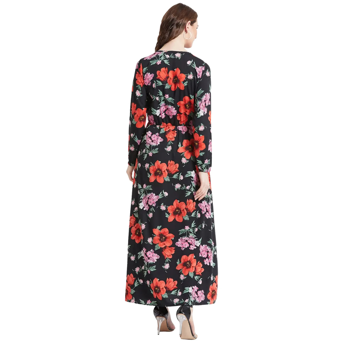 Floral Printed Maxi Dress for Women