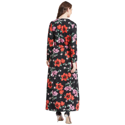 Floral Printed Maxi Dress for Women
